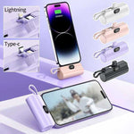 Charger l'image dans la galerie, Mini Power Bank 2-en-1 – Ultra-Rapide et Durable (5000mAh), compatible iPhone & Android type C